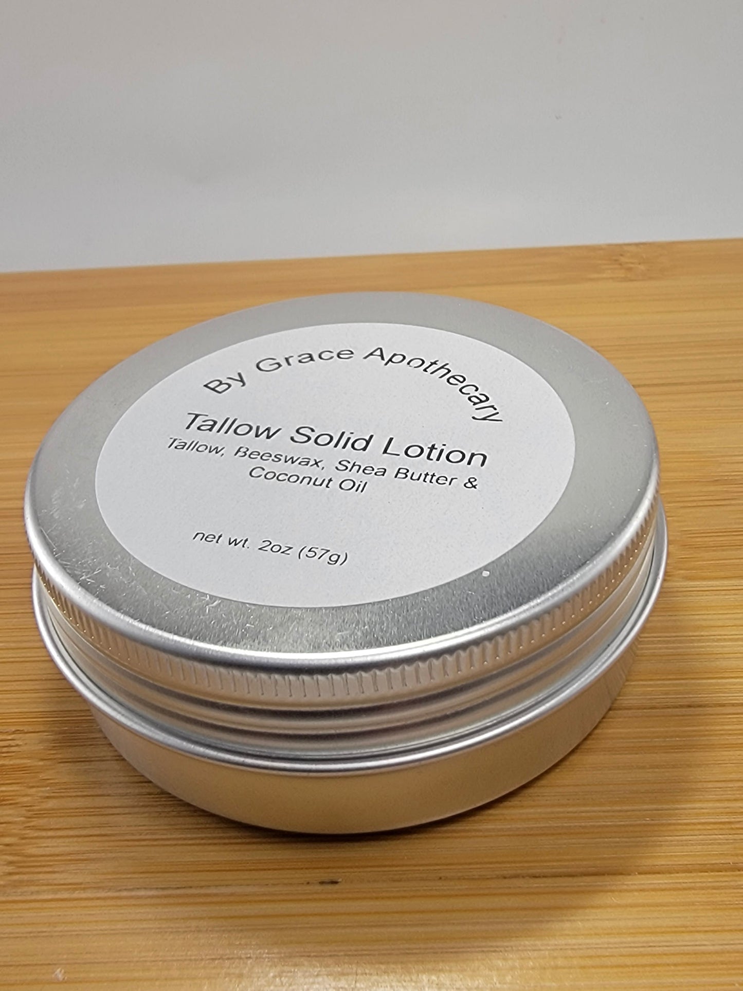 Tallow Solid Lotion - Available in tins or travel container