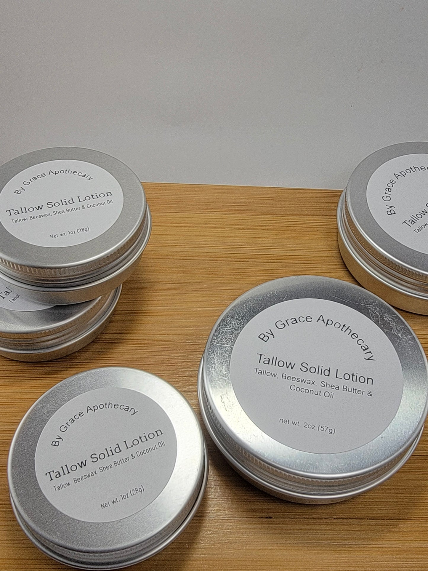 Tallow Solid Lotion - Available in tins or travel container